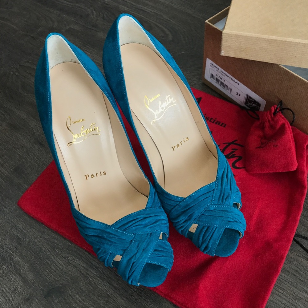 BNIB CHRISTIAN LOUBOUTIN ABORINA 150mm 37 - Picture 2 of 8